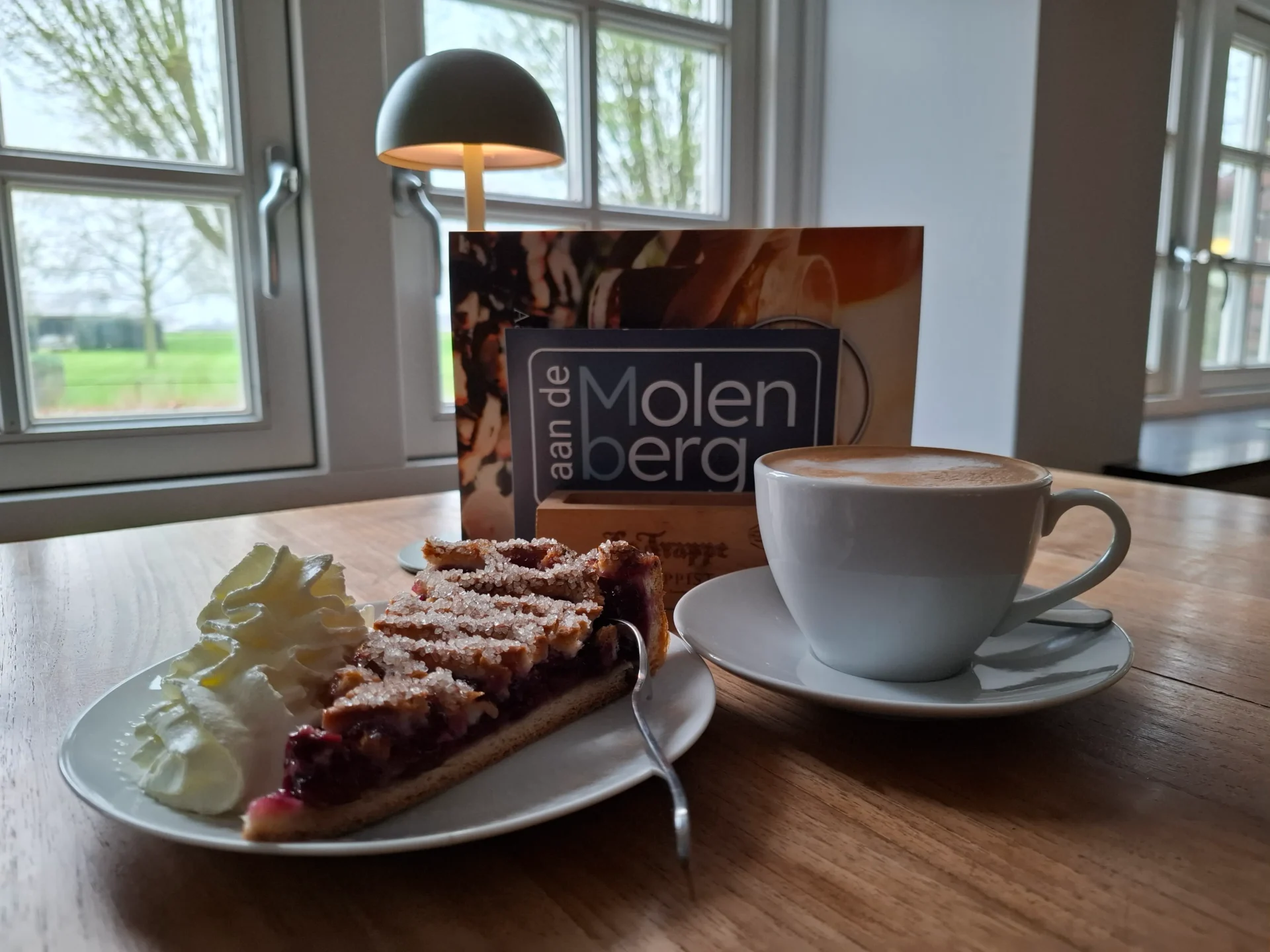 Koffie met vlaai
